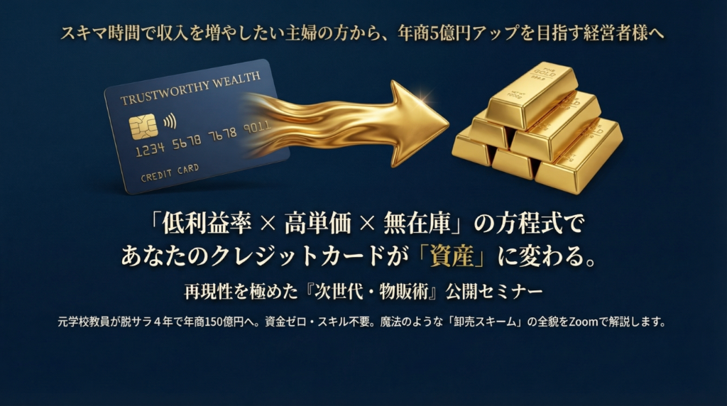 次世代・物販術 公開セミナー