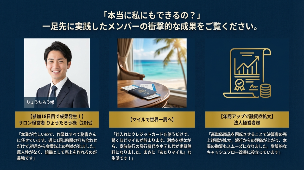 実践したメンバーの成果